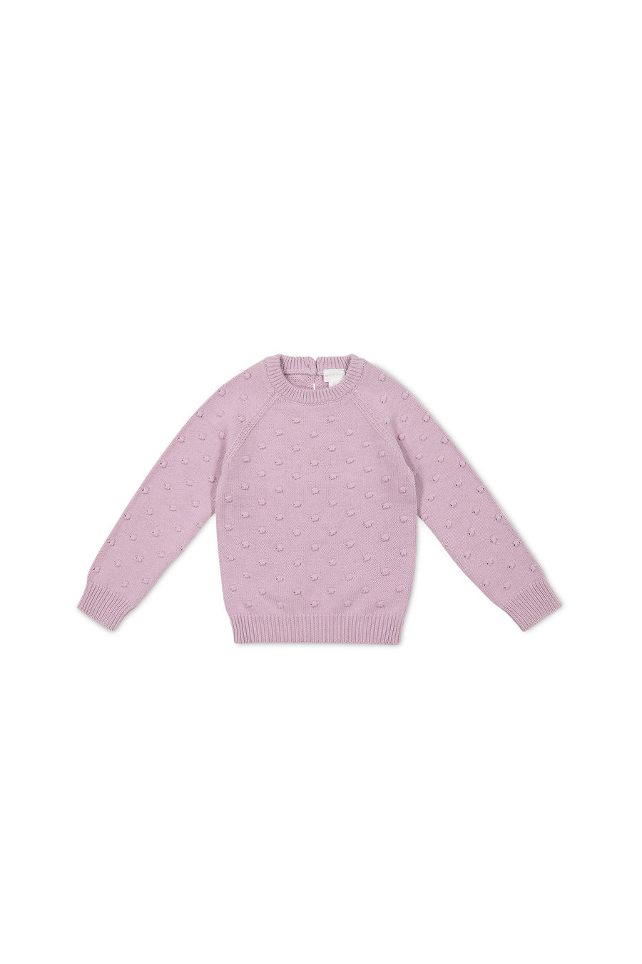 Dotty Knit Jumper - Lilac Blush Childrens Jumper from Jamie Kay USA