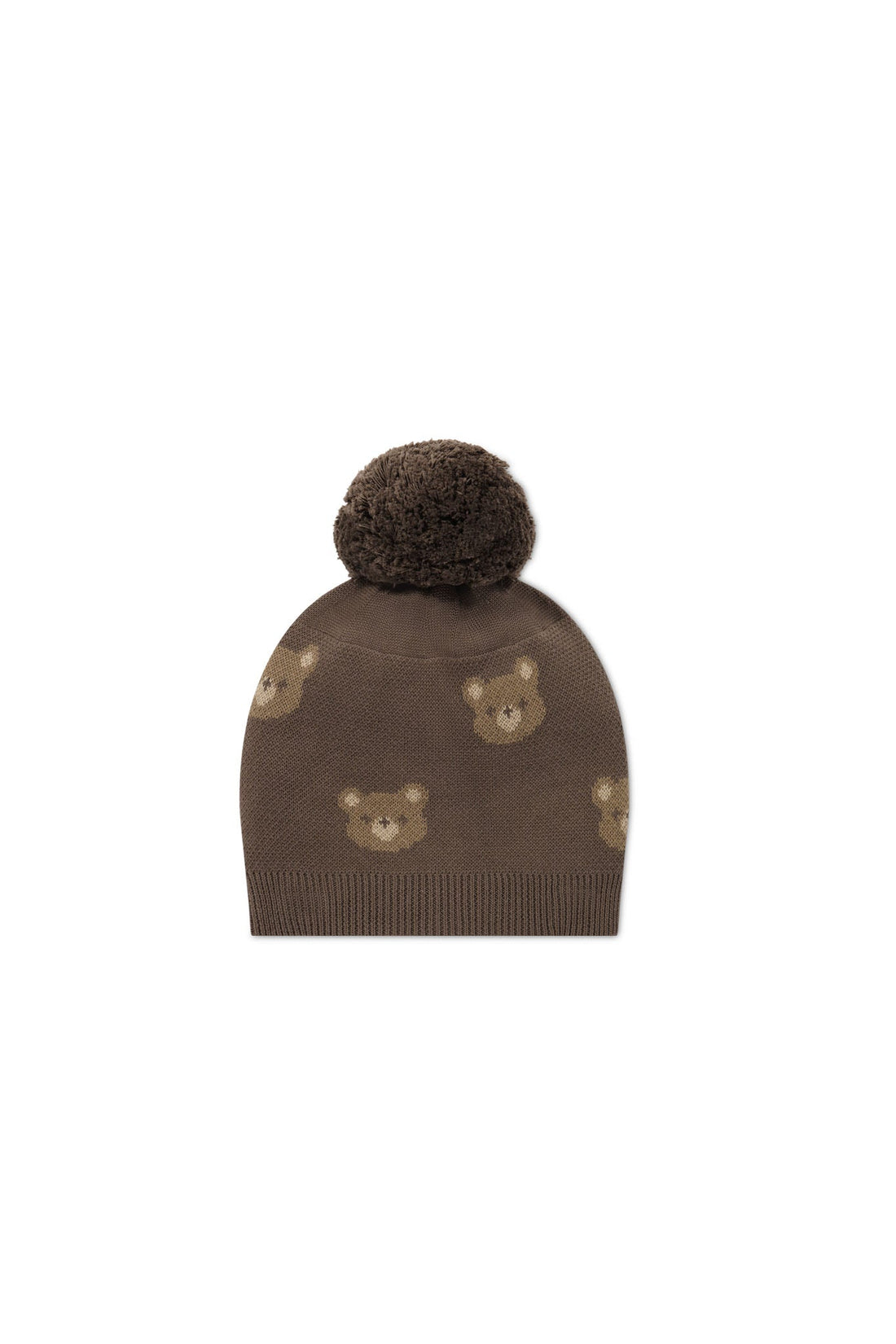 Ethan Hat - Bobbie Bear Brownie Childrens Beanie from Jamie Kay USA