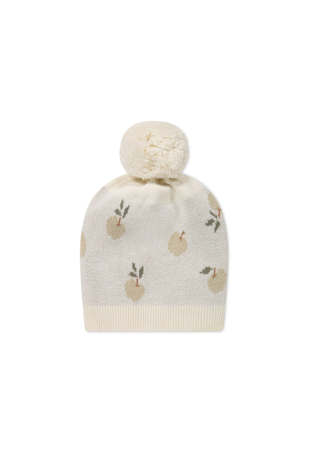 Ethan Hat - Jacquard Fresh Apple Tofu Childrens Hat from Jamie Kay USA