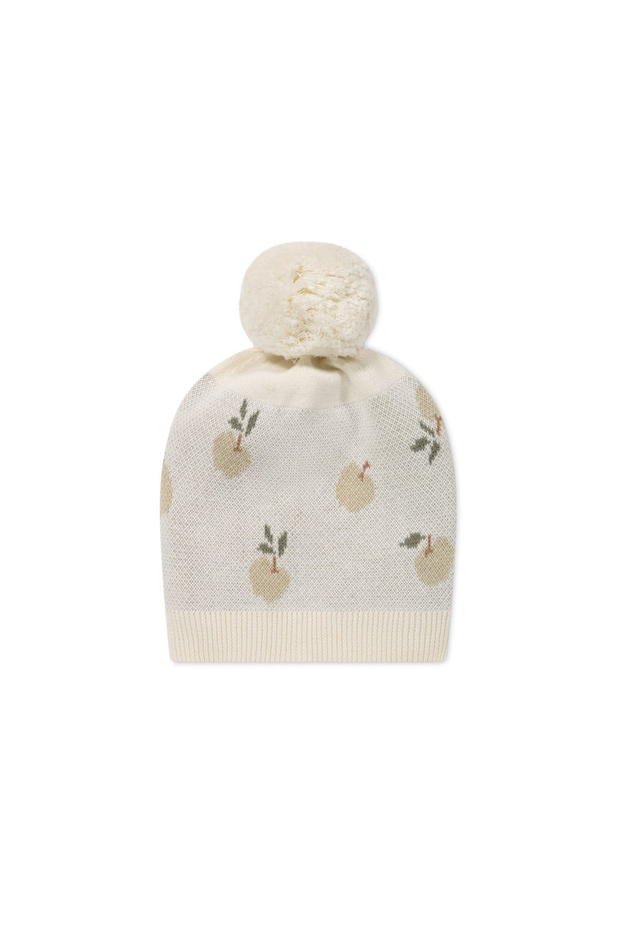 Ethan Hat - Jacquard Fresh Apple Tofu Childrens Hat from Jamie Kay USA