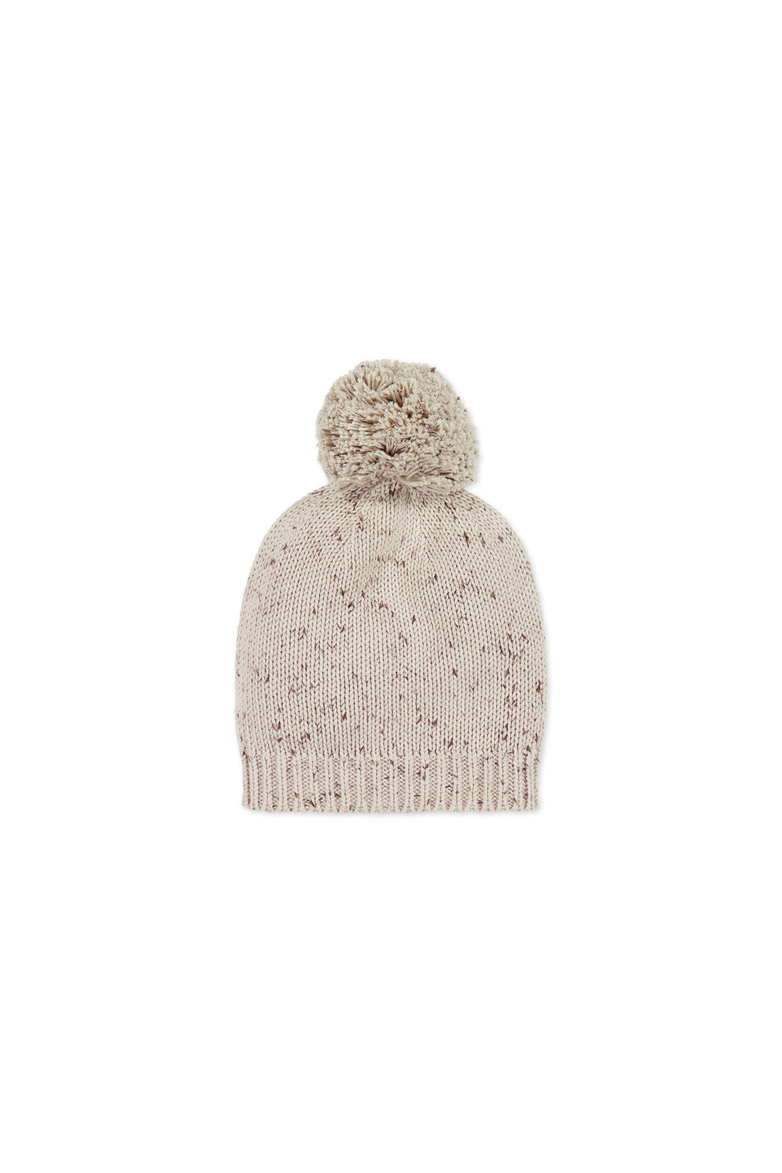 Ethan Hat - Oatmeal Shitake Dot Childrens Beanie from Jamie Kay USA