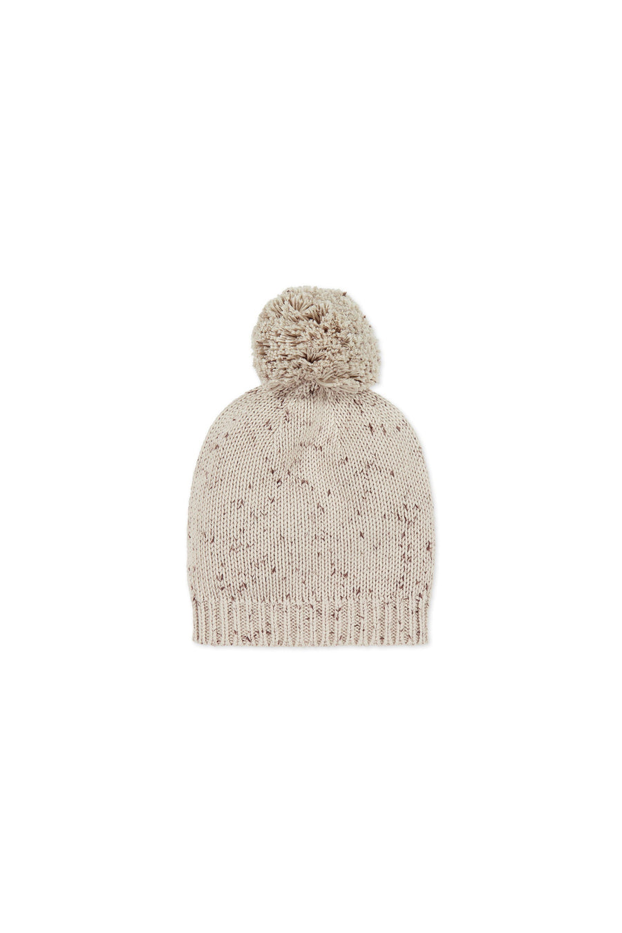 Ethan Hat - Oatmeal Shitake Dot Childrens Beanie from Jamie Kay USA