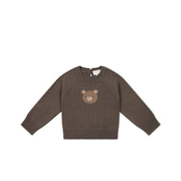 Ethan Jumper - Brownie Bobbie Bear Childrens Jumper from Jamie Kay USA