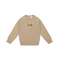 Ethan Jumper - Fawn Basil Childrens Jumper from Jamie Kay USA