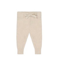 Ethan Pant - Oatmeal Marle Childrens Pant from Jamie Kay USA