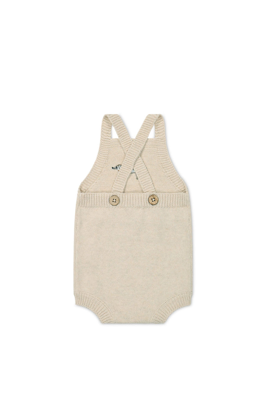 Ethan Playsuit - Oatmeal Marle Cosy Basil Childrens Playsuit from Jamie Kay USA