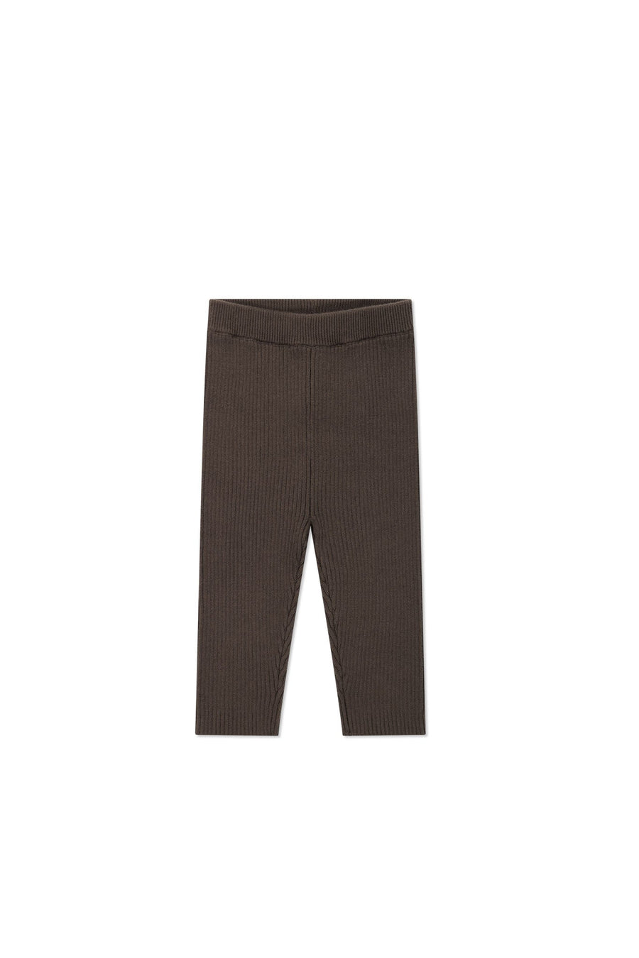 Frankie Knitted Legging - Dark Coffee Childrens Legging from Jamie Kay USA