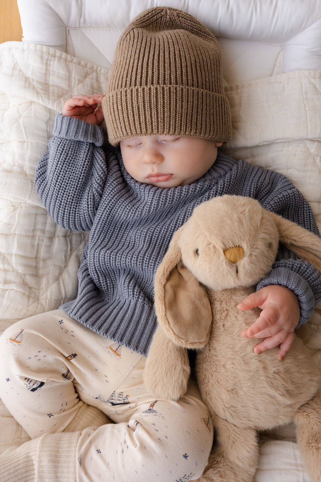 Organic Cotton Everyday Legging-Sailing Day Childrens Legging from Jamie Kay USA