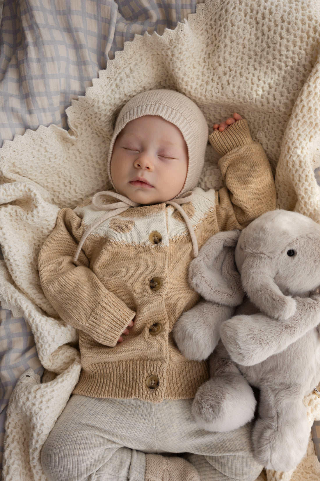 Snuggle Bunnies - Olive The Elephant Childrens Toy from Jamie Kay USA