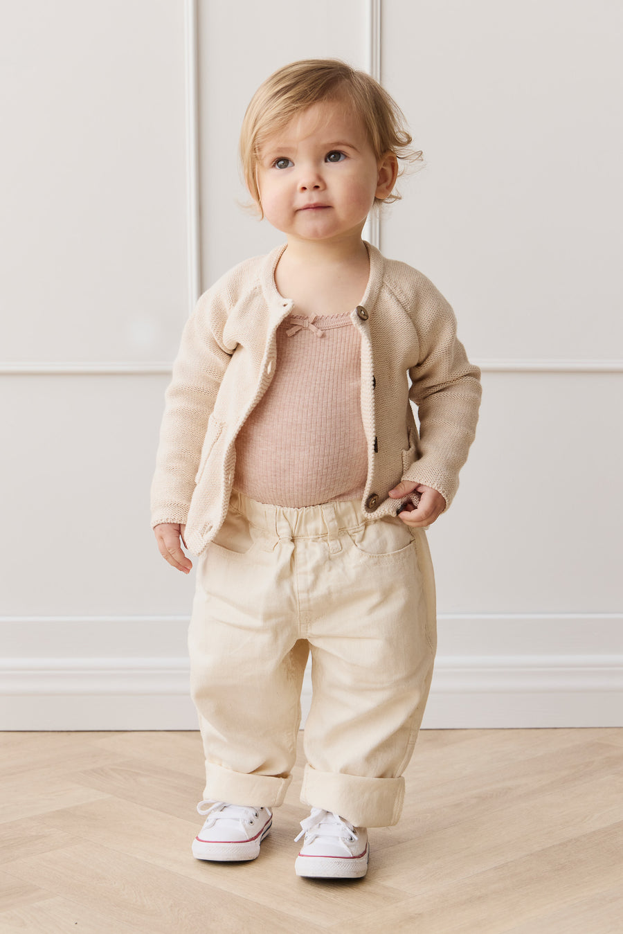 Kingsley Pant - Natural Childrens Pant from Jamie Kay USA