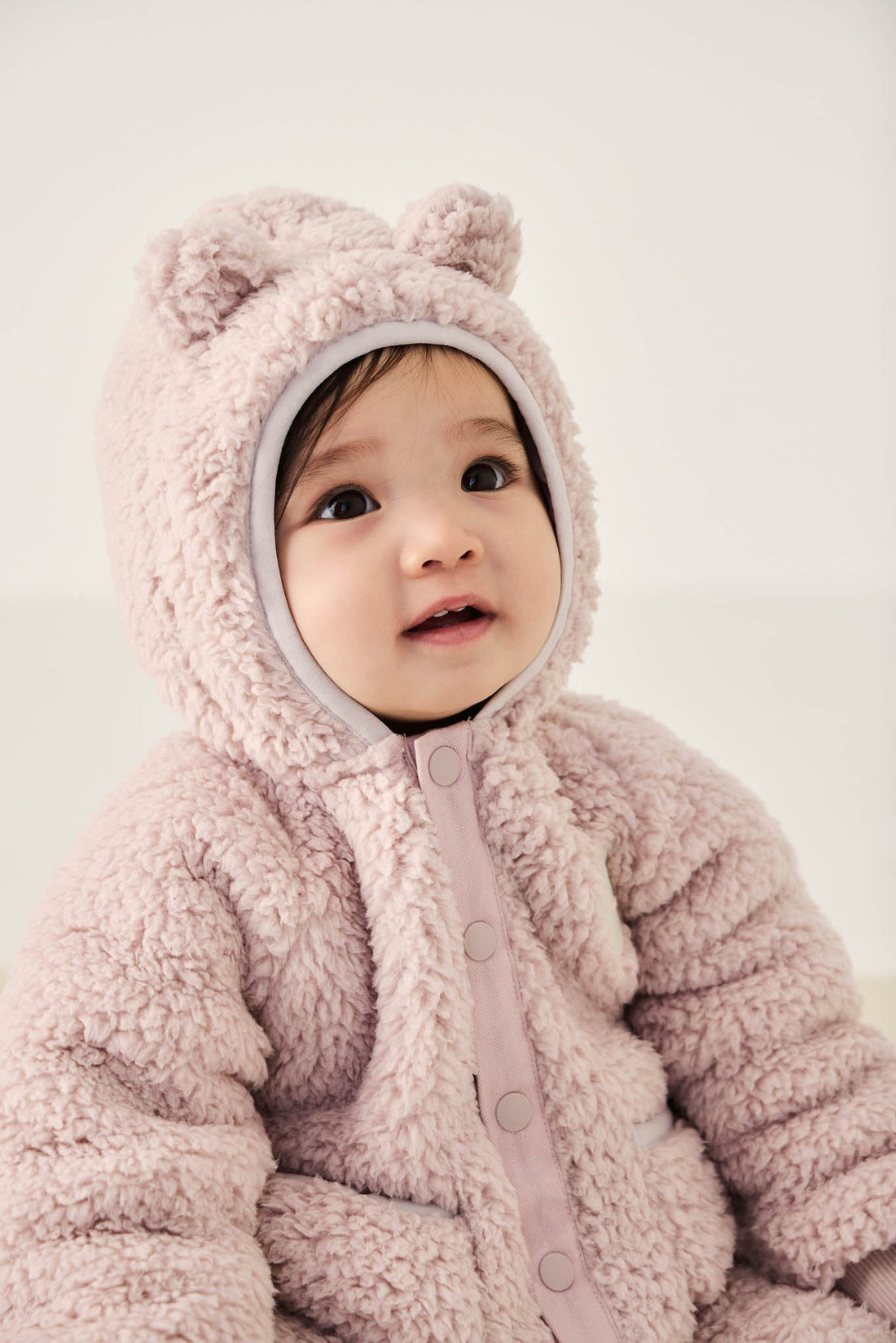 Sherpa Lenny Onepiece - Violet Tint Childrens Onepiece from Jamie Kay USA