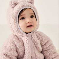 Sherpa Lenny Onepiece - Violet Tint Childrens Onepiece from Jamie Kay USA