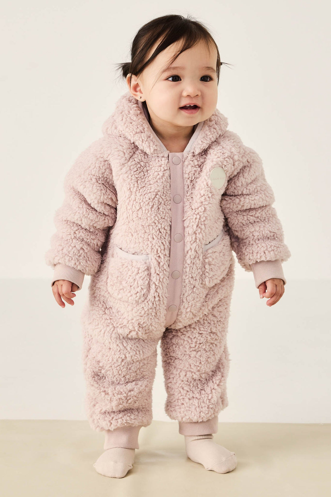 Sherpa Lenny Onepiece - Violet Tint Childrens Onepiece from Jamie Kay USA