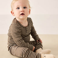 George Bear Ankle Sock - Egret Childrens Sock from Jamie Kay USA