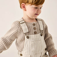 Arlo Overall - Cassava/Soft Clay Childrens Overall from Jamie Kay USA
