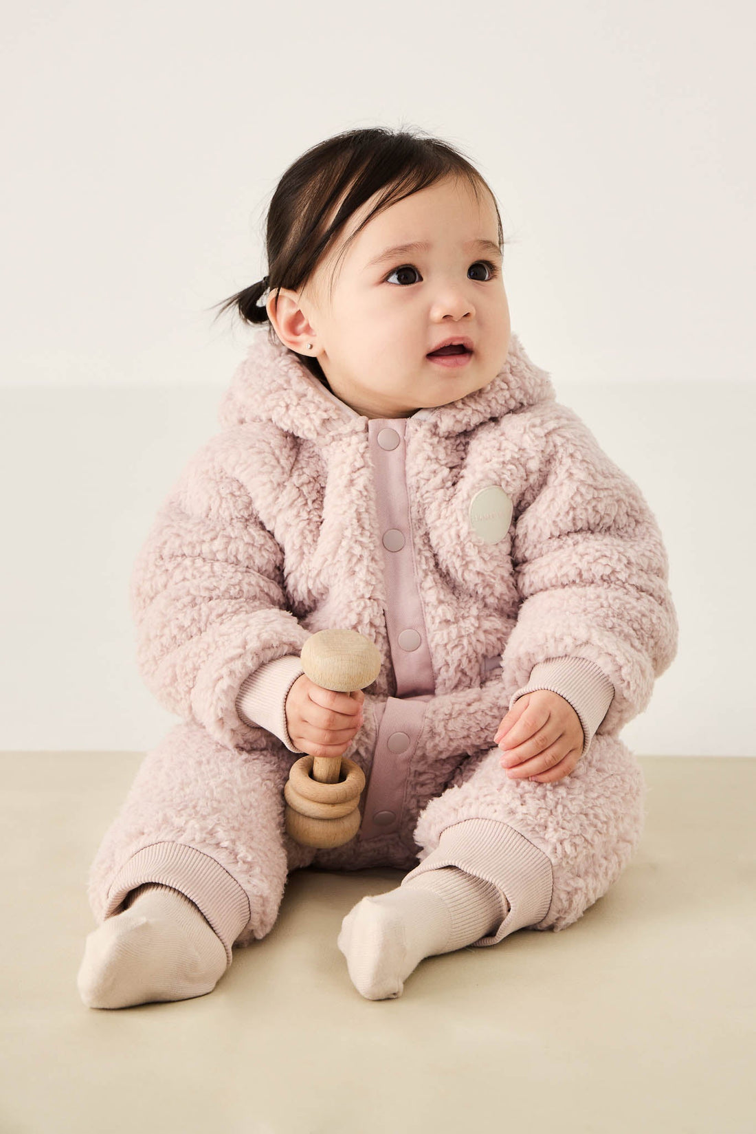 Sherpa Lenny Onepiece - Violet Tint Childrens Onepiece from Jamie Kay USA