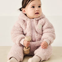 Sherpa Lenny Onepiece - Violet Tint Childrens Onepiece from Jamie Kay USA