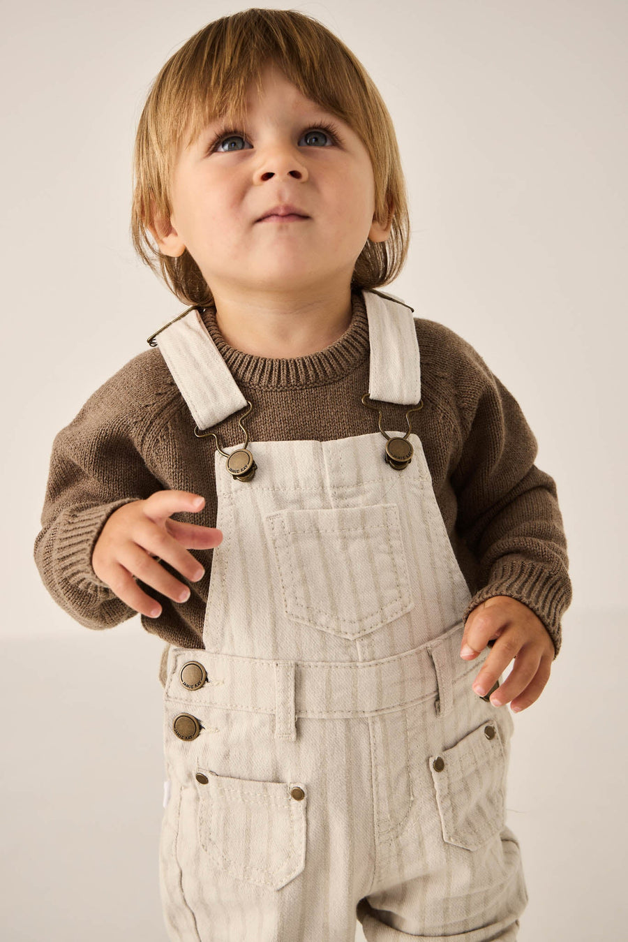 Arlo Overall - Cassava/Soft Clay Childrens Overall from Jamie Kay USA