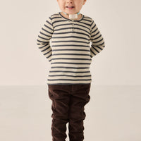 Leather Boot with Elastic Side - Bronzed Childrens Footwear from Jamie Kay USA