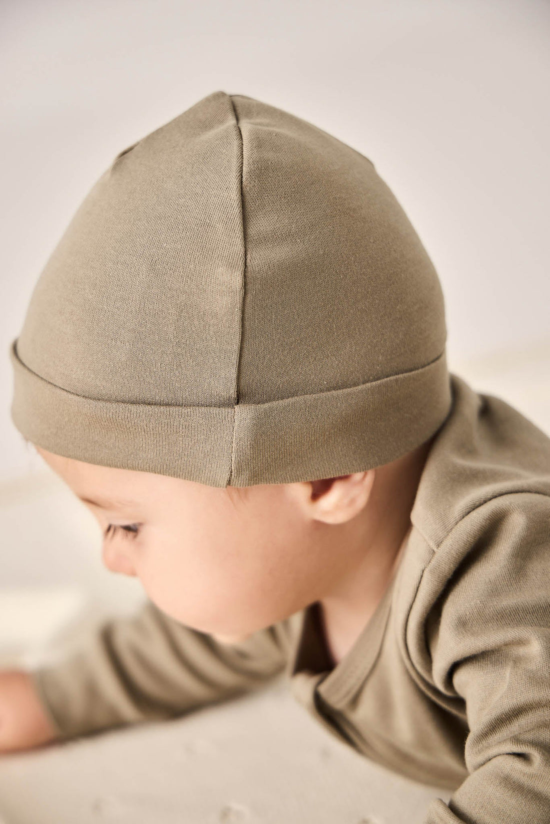 Pima Cotton Marley Beanie - Vert Childrens Hat from Jamie Kay USA