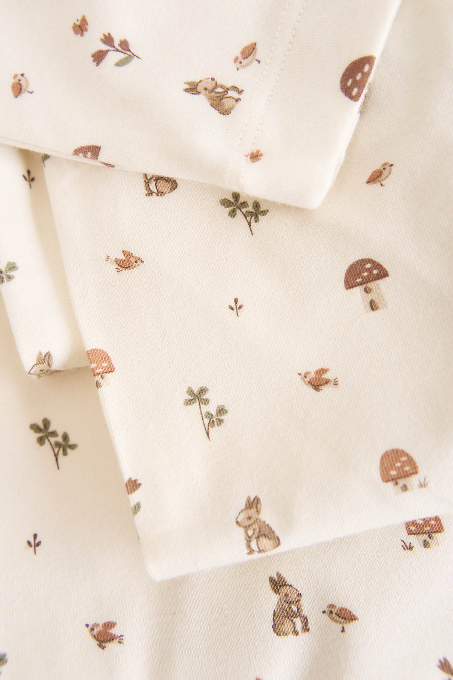 Organic Cotton Cot Sheet - Foraging Friends Childrens Cot Sheet from Jamie Kay USA