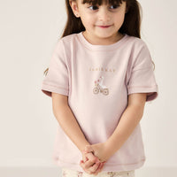 Pima Cotton Mimi Top - Gilly Violet Tint Childrens Top from Jamie Kay USA