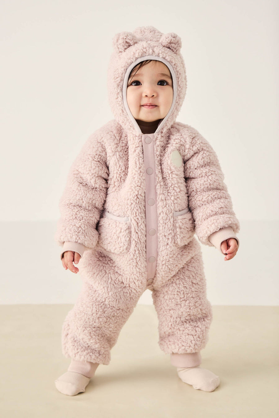 Sherpa Lenny Onepiece - Violet Tint Childrens Onepiece from Jamie Kay USA