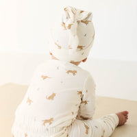 Organic Cotton Fernley Bodysuit - Lenny Leopard Cloud Childrens Bodysuit from Jamie Kay USA