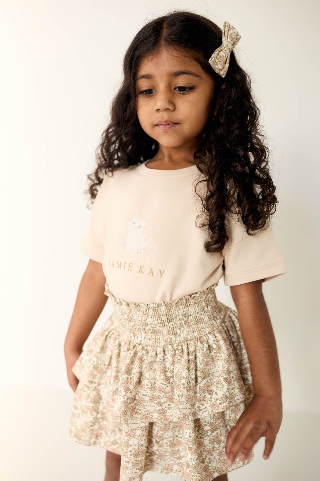 Organic Cotton Ruby Skirt - Kitty Chloe Childrens Skirt from Jamie Kay USA