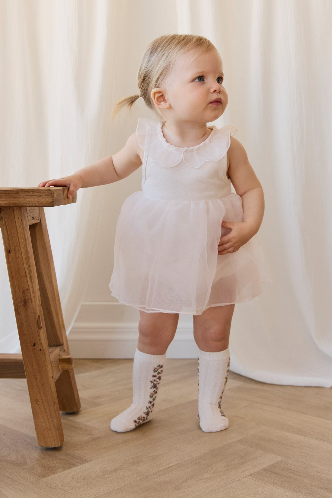 Jolie Playsuit - Blushed Rose Childrens Playsuit from Jamie Kay USA