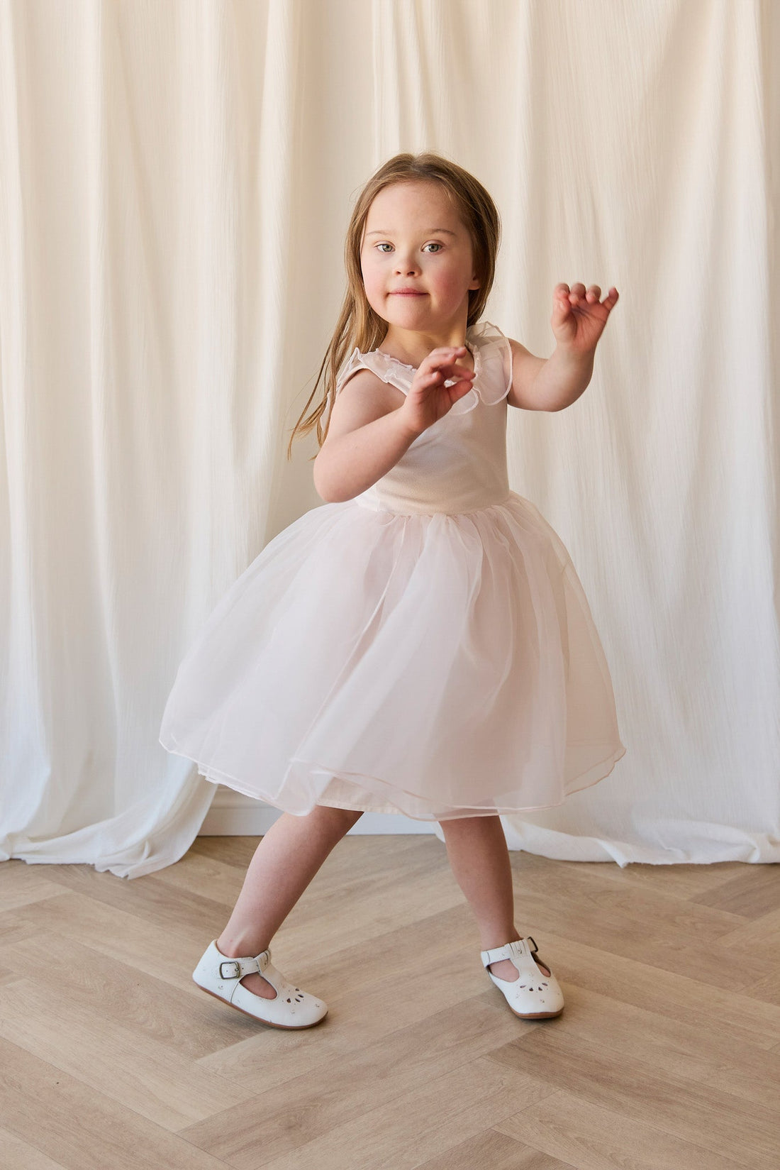Adalyn Dress - Blushed Rose Childrens Dress from Jamie Kay USA