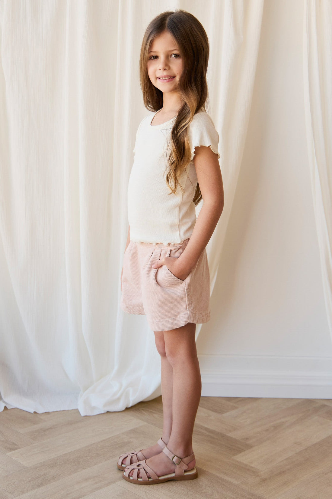 Jardine Short - Morganite Childrens Short from Jamie Kay USA