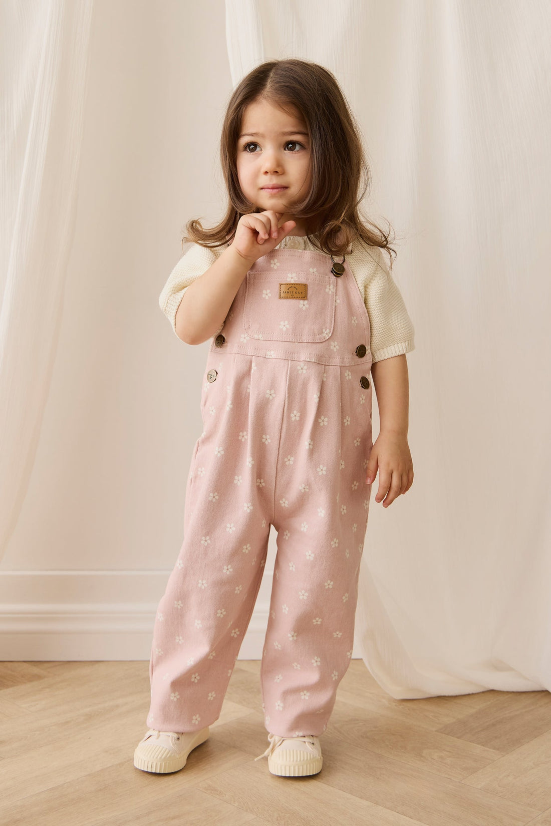 Blair Overall - Josie Floral Childrens Pant from Jamie Kay USA