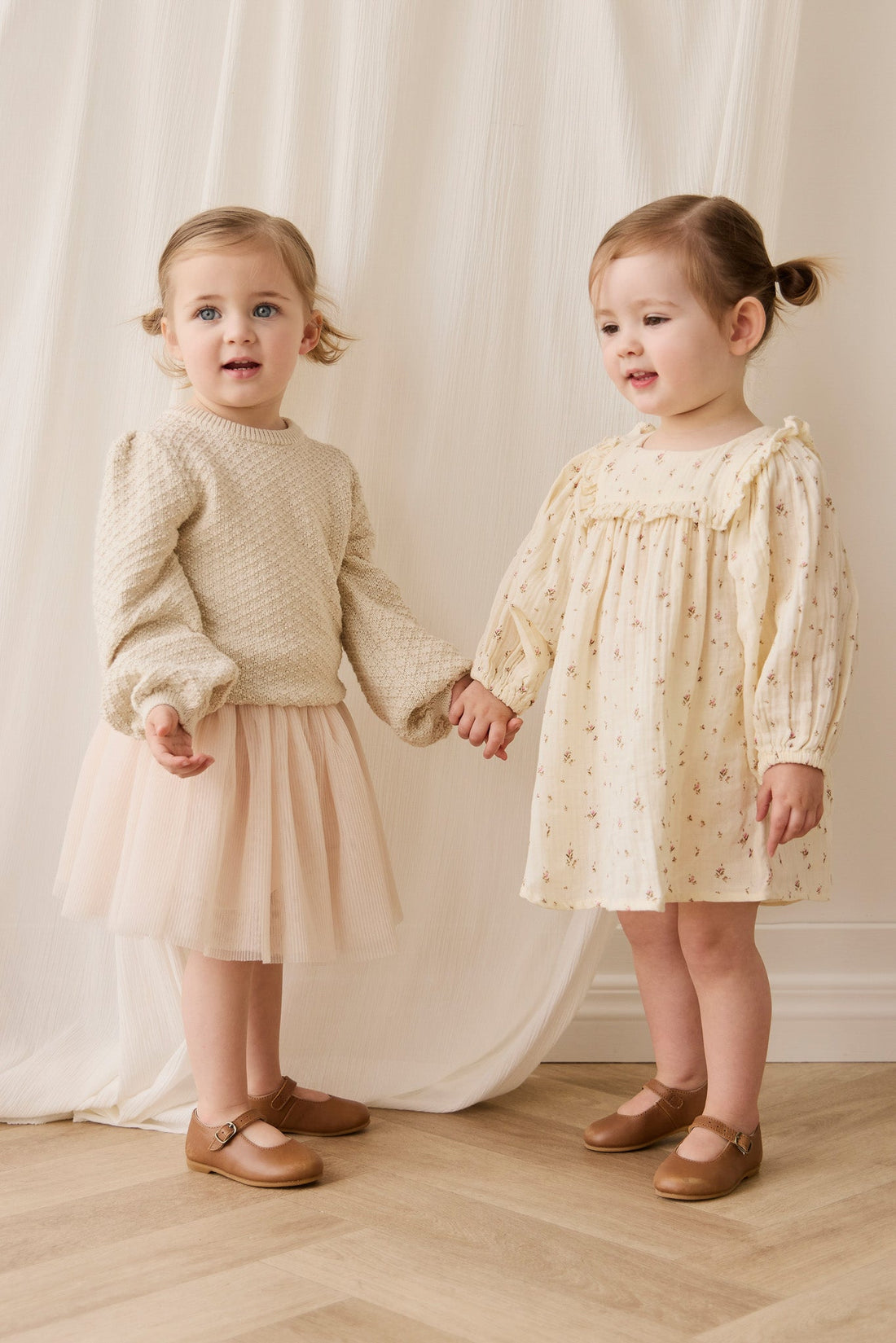 Harlow Jumper - Vanilla Childrens Top from Jamie Kay USA