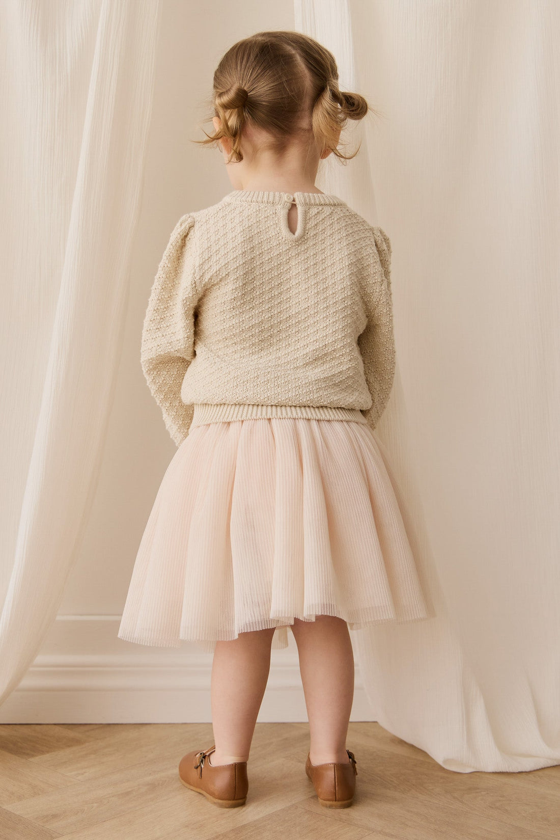 Harlow Jumper - Vanilla Childrens Top from Jamie Kay USA