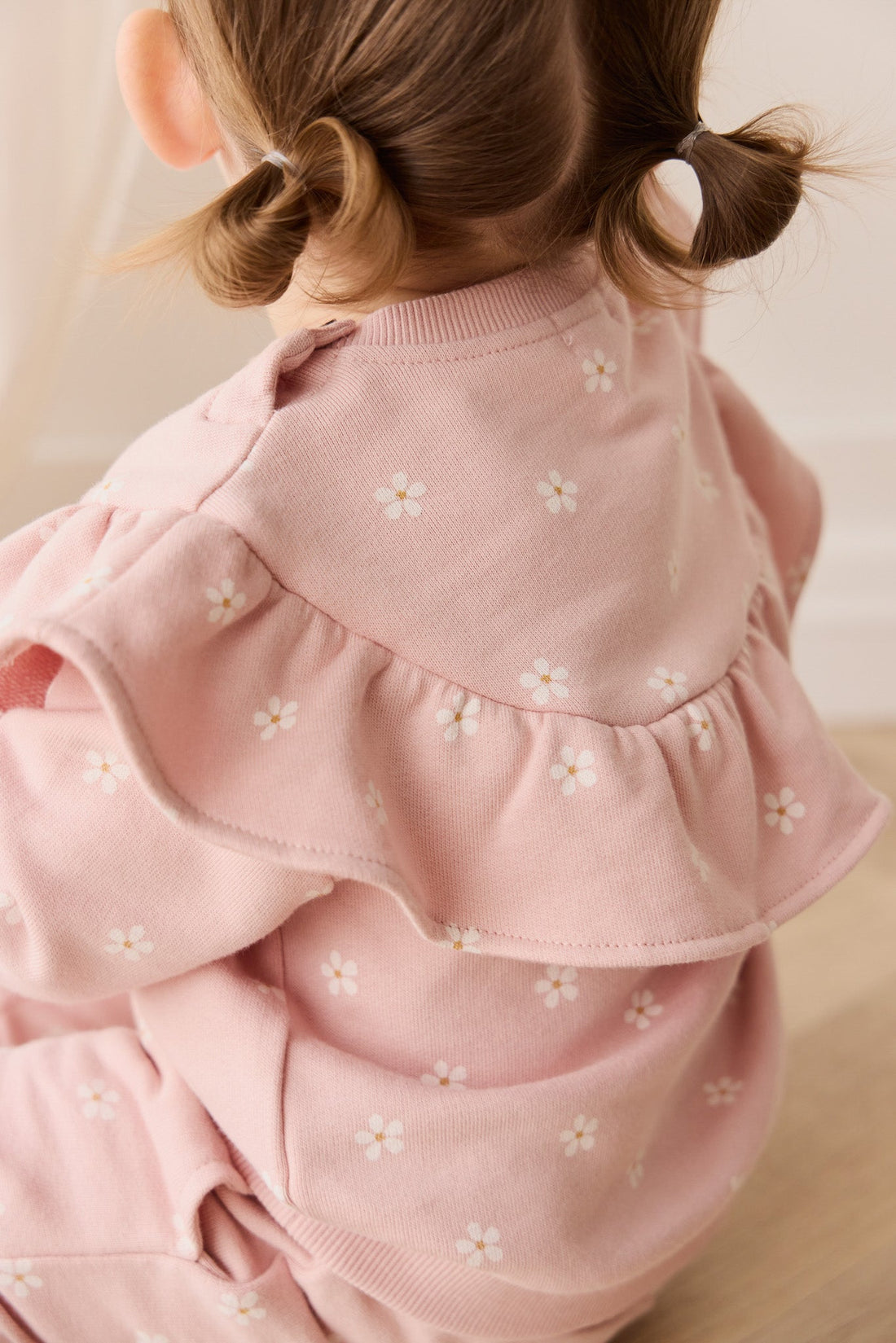 Organic Cotton Mckinley Sweatshirt - Josie Floral Childrens Top from Jamie Kay USA