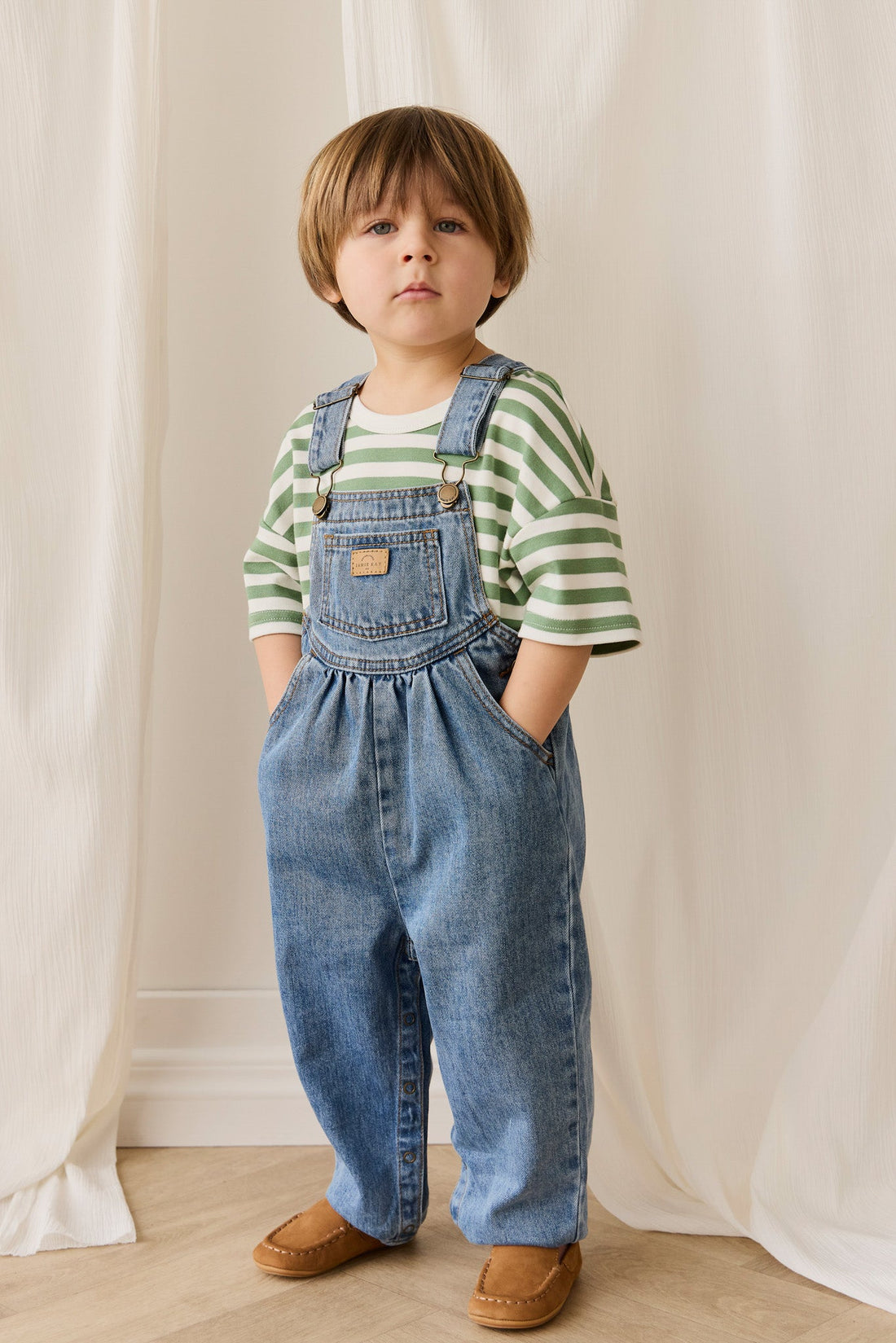 Cecil Overall - Vintage Denim Childrens Overall from Jamie Kay USA