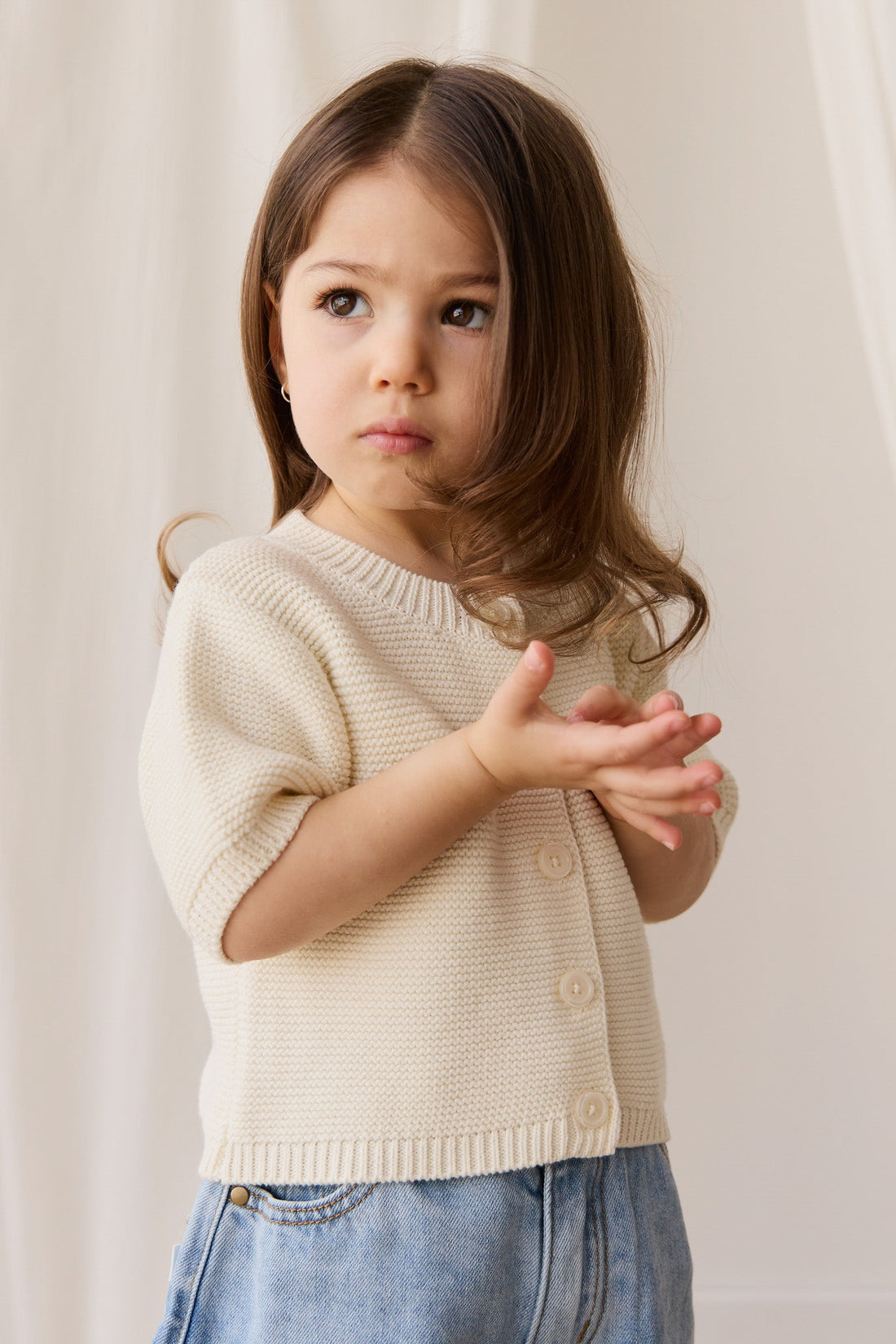 Fayette Top - Parchment Childrens Top from Jamie Kay USA