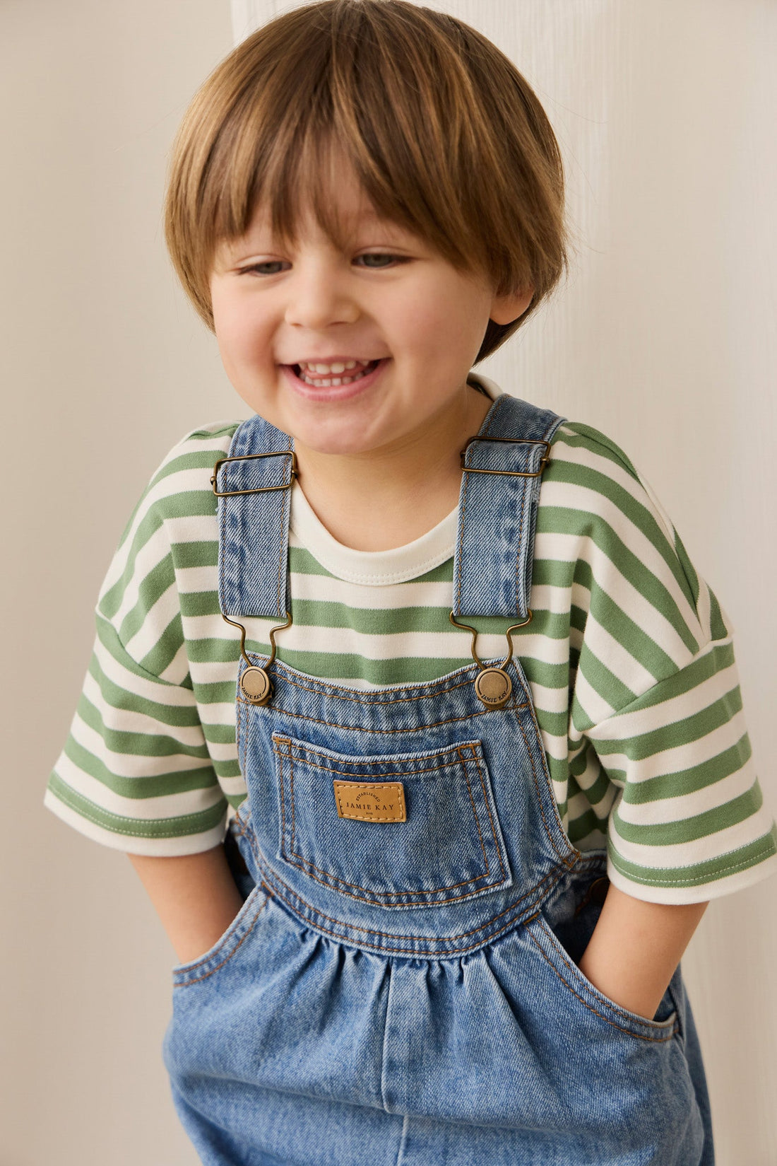 Cecil Overall - Vintage Denim Childrens Overall from Jamie Kay USA