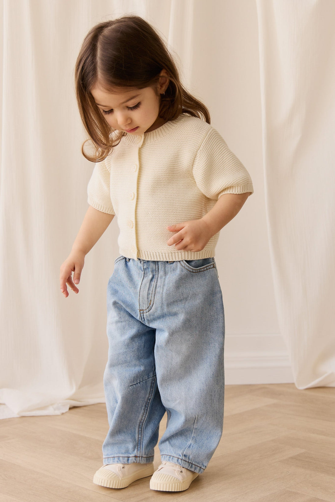 Fayette Top - Parchment Childrens Top from Jamie Kay USA