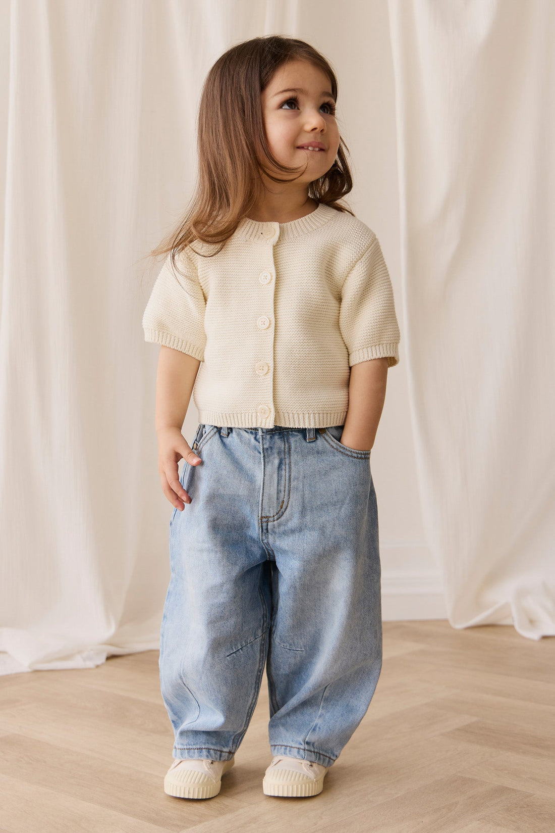 Fayette Top - Parchment Childrens Top from Jamie Kay USA
