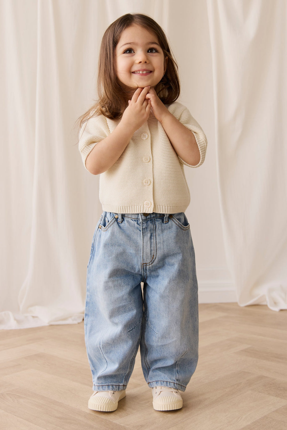 Fayette Top - Parchment Childrens Top from Jamie Kay USA