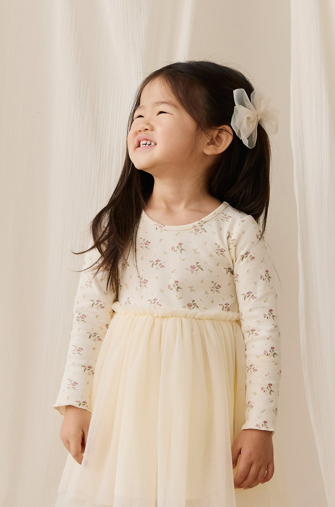 Anna Dress - Thelma Egret Childrens Dress from Jamie Kay USA