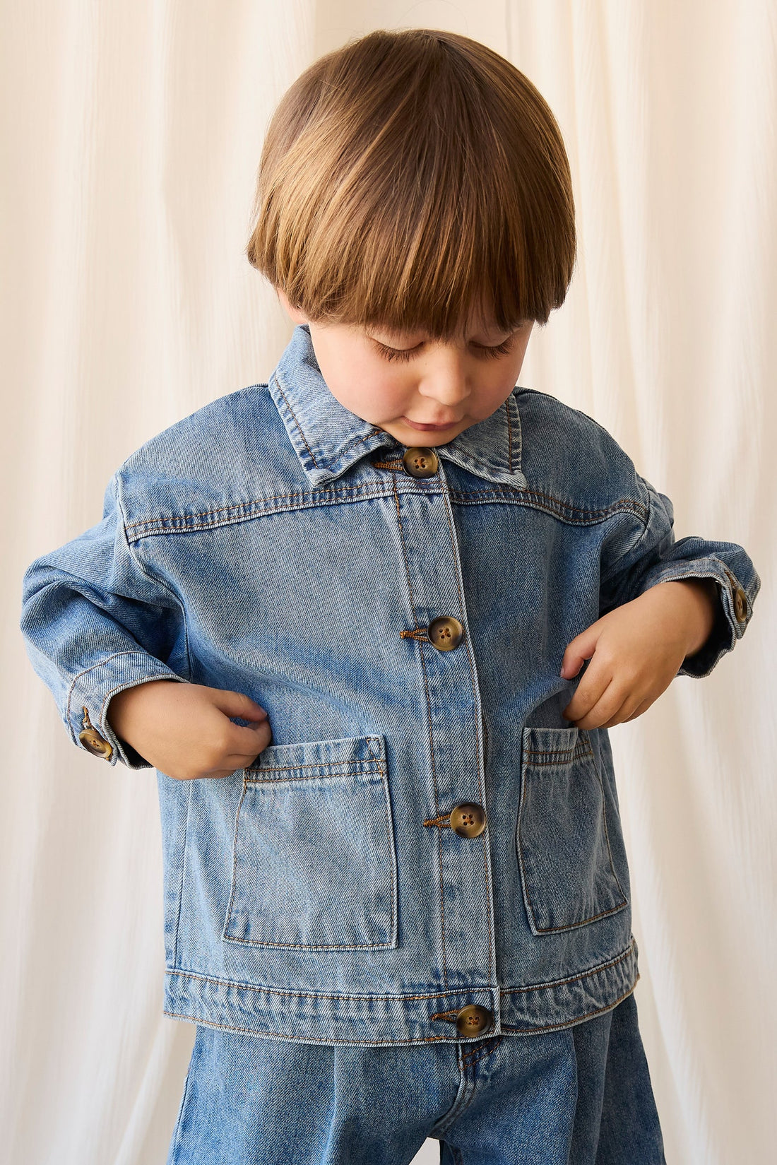 Axel Jacket - Vintage Denim Childrens Jacket from Jamie Kay USA