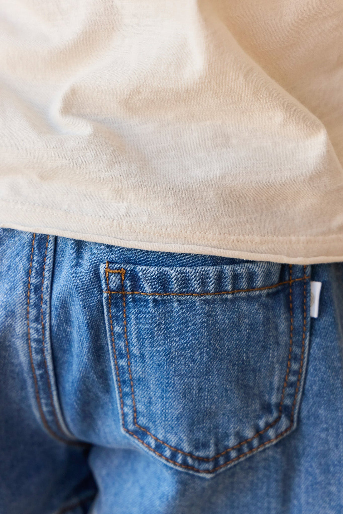 Reid Denim Short - Vintage Denim Childrens Short from Jamie Kay USA