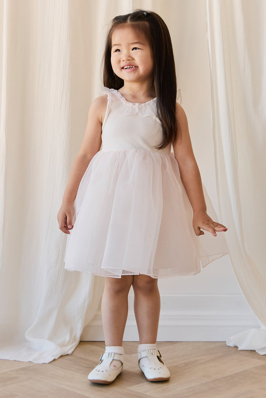 Adalyn Dress - Blushed Rose Childrens Dress from Jamie Kay USA