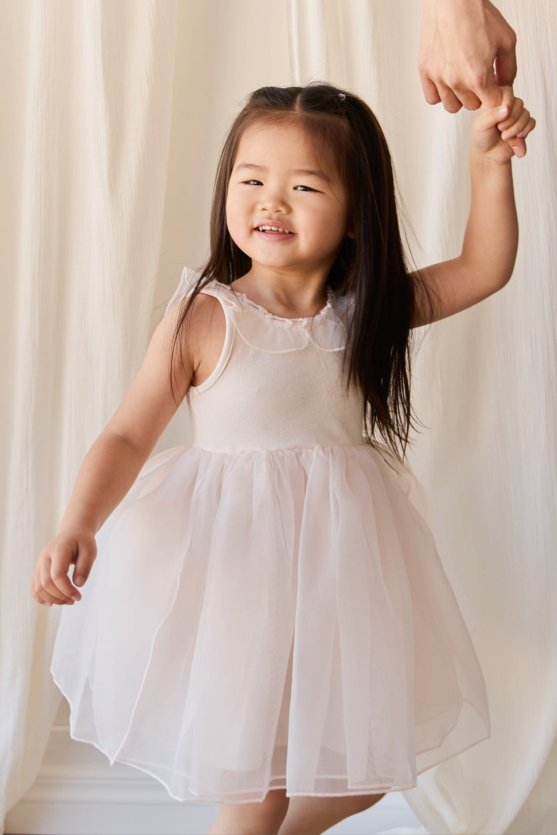 Adalyn Dress - Blushed Rose Childrens Dress from Jamie Kay USA