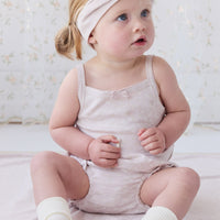 Organic Cotton Headband - Addie Lilac Childrens Headband from Jamie Kay USA