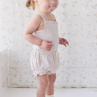 Organic Cotton Bridget Singlet Bodysuit - Addie Lilac Childrens Bodysuit from Jamie Kay USA