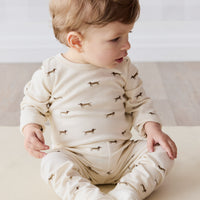 Organic Cotton Fernley Bodysuit - Cosy Basil Cloud Childrens Bodysuit from Jamie Kay USA